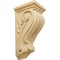 Ekena Millwork 4 1/2"W x 5"D x 10"H Medium Classical Corbel, Alder CORW04X05X10CLAL - alternate 1